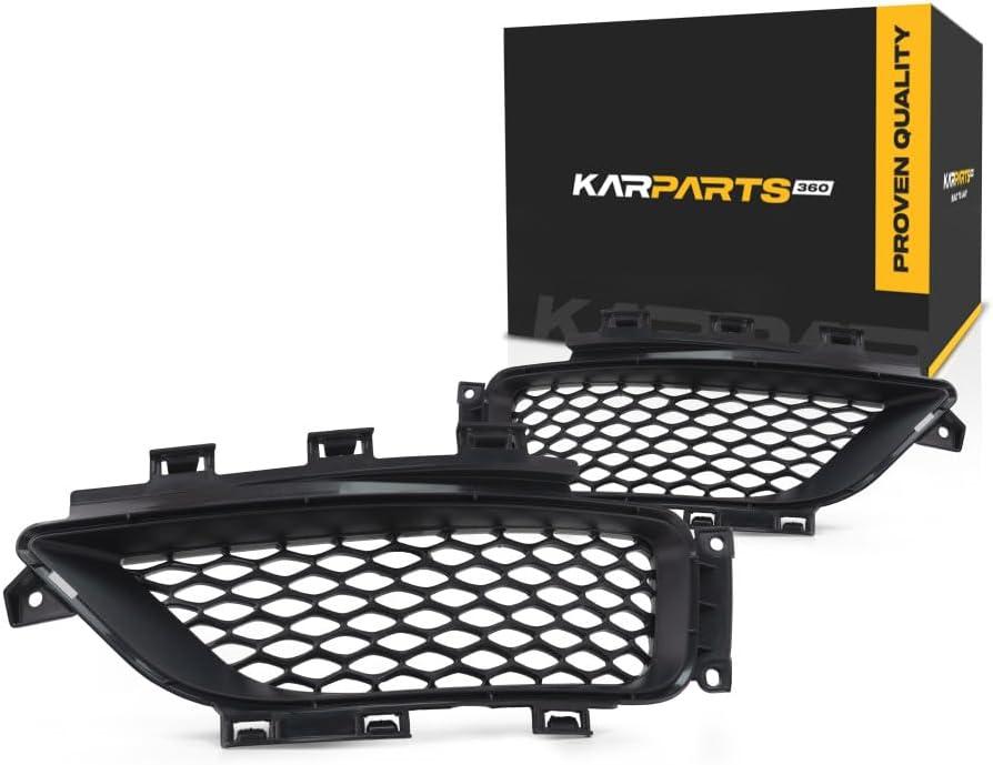 For Chrysler 300 2015 Bumper Grille Driver and Passenger Side | Pair | Front | Replacement For CH1038193, CH1039193 | 68231613AA, 68231612AA