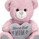 Worlds Best Mom Bear, Pink