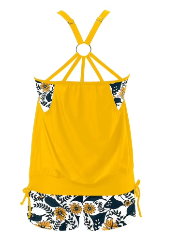 Fashion Women Swimsuit Sexy Ladies Swimwears Set Fashion, Yellow, XS