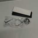 Viseng 2 Pairs Unisex Super Lightweight Rimless Quality Readers Ultra Thin Clear Lenses Frameless Reading Glasses +2.5