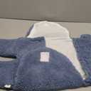 Baby Swaddle Blanket Boys Girls Cute Bear Plush Essential Receiving Blanket Ultra-Soft Newborn Registry Sleeping Wraps for Infant 0-6 Months - Blue