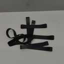 Outus 8 Pcs Sectional Couch Connectors Small Sofa Couch Straps Rubber Bands for Sliding Sofa (Black)
