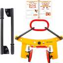 770 lbs 2 in 1 Granite Slab Lifting Clamp, 1.57-7.09 Inch X Shaped Heavy Duty Stone Lifter Equipment with Handle, Marble Carrying Clamps Tongs, also Suitable for Concrete and Curbstones