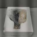 Modern Loving Couple Elephant Statue Set in Beige & Grey - 6 Inch Decorative Figurines for Living Room, Dining Table, Shelves & Entryway - Wedding, Women's Home Decor Sculptures (Gray)