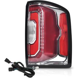 PIT66 LED Tail Lights Rear Light Lamp Assembly Right w/Bulbs Compatible with GMC Sierra 1500 2016-2018/Fit GMC Denali 1500 2016-2018/Fit GMC Sierra 1500 Limited 2019 GM2800295 84365930 84233587
