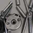 LS Swap R4 AC Compressor High Mount Bracket Kit with Belt Tensioner for Chevrolet GMC SUV Truck Vortec Engines LS1 LS2 LS3 LS6