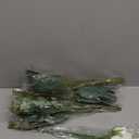 110 Pcs 7 Kinds Mixed Artificial Eucalyptus Stems and Faux Flowers,Fake Silver Dollar Eucalyptus Leaves Stems Bulk Real Touch Leaf Branches for DIY Bouquets Floral Arrangement Wedding Home Decor (Green)