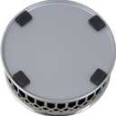 Silver Wine Bottle Coaster Elegant Handmade Wine Accessory for Table Protection & Home Bar Entertaining
