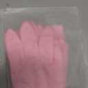 HSL Household Cleaning Gloves - Reusable Kitchen Dishwashing Gloves with Latex Free, Cotton lining, Waterproof, Non-Slip (Large, 1 Pair) (Pink)