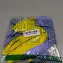 Rubber Kitchen Dishwashing Gloves - 4 Pairs Colorful Reusable Household Cleaning Gloves for Washing Dishes and Cleaning Tasks, Flexible Long-lasting and Non-Slip (Medium, Blue+Yellow)