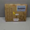 Wisuce Corner Shelf, 100% Real Bamboo Shower Corner Shelves Free Standing Shelf Storage Organizer for Bathroom Living Room Kitchen (Natural, 4 Tier)