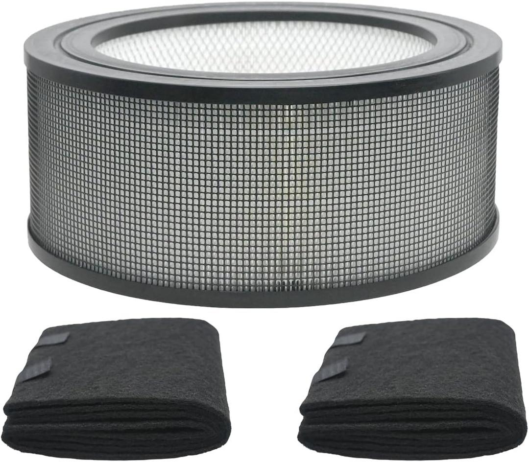 Replacement Filter Kit Compatible with Honeywell 21500, Fits 11520 17200 18150 50150 12520 17400 50200 Air Purifiers, 1 Main Filter + 2 Auxiliary Pre-Filters Aftermarket Spare Accessories