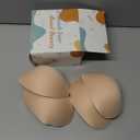 BeaGirl Super Thick Bra Pad Inserts Breathable Breast Enhancers Inserts for Women Bikini Sports Bra Super Soft