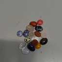 Wholesale Lot Multi-color Gemstone Round Oval Cab Cabochon For Jewelry Making, 18 Pieces
