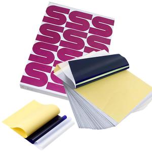 100 Sheets Tattoo Transfer Paper  4-Layer Thermal Stencil Paper for Tattoo Artists & Beginners  A4 Size, Clean, Long-Lasting Transfer Easy Application