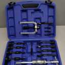 Orion Motor Tech Blind Hole Collet Bearing Race and Seal Puller Extractor Kit, Slide Hammer Pilot Insert Inner Bearing Removal Tool Set, 16 Pieces (blue)