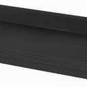 VUWEZ 2 Pack of Plastic Plant Tray Saucer Rectangular 24 inch, Plant Trays Saucers for Indoors Outdoor, Plant Water Drip Tray for Flower Pot Planter, Windowsill Plant Tray (8 X 24'', Black)