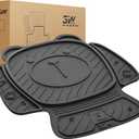 3W Car Seat Protector for Child Car Seat,TPE All Weather Heavy Duty Car Accessories, Applicable to All Models, Bear Baby Model, Black