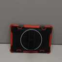 ROISKIN for 2023 Release Tablet Flre HD 10 & HD 10 Plus Case 13thGeneration with Hand Strap Kickstand (Black+Red)