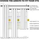 MIULEE Cream 100% Blackout Curtains for Bedroom 63 Inch Long, 2 Thick Layers Thermal Insulated Black Out Window Curtains with Black Liner, Noise Reducing Grommet Living Room Drapes 2 Panels Set Ivory