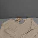 Womens Pullover Sweaters Casual Long Sleeve V Neck Loose Fit Knit Tops (X-Large, Goat)