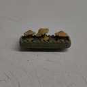 TEEWY Guinea Pig Chew Toys, Prevent Teeth Overgrowth, Natural Timothy Grass & Vegetables, Hamster Chew Toys, Guinea Pig Toys, Chinchilla Toys, 4PCS, Grass Patch & Mushrooms