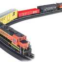 Bachmann Trains - Rail Chief Ready To Run 130 Piece Electric Train Set - HO Scale, 47" x 38" Oval
