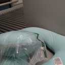 Meiz Pregnancy Pillow, Cooling Pregnancy Pillows for Sleeping, Maternity Pillow for Pregnant Women, Pregnancy Body Pillow with Cooling Jersey Cover, Green (55 Inch)