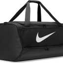 Nike Unisex Brasilia 9.5 Training Duffel Bag (Large, 95L), Black/Black/White