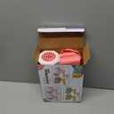 2 Bubble Gun with 2 Bottles Refill Solution for Kids, 40-Hole Light Up Bubble Machine for Toddlers 1-3, Pink Bubble Blaster Maker, Party Favors Toys for Boys Girls 4-8 Birthday Gifts