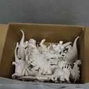 24 Set 3D Dinosaur Painting Kit for Kids Paint Your Own Dinosaur Figurines 24 Bag Dino Arts and Crafts Kits Create a Dino World Painting Educational Creativity Toys Gifts for Boys Girls