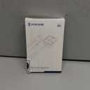 Syncwire Bluetooth 5.4 Receiver 3.5mm Aux Car Adapter Bluetooth Receiver Car Kit with Coiled Cable [Large Mic Noise Cancellation] [Hands-Free Calling] [HiFi Deep Bass] [Colorful Light Switch] (Silver)