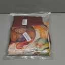 Oval Fall Tablecloth,Thanksgiving Autumn Harvest Blue Pumpkin Sunflower Maple Leaf Table cloth,Polyester Waterproof Wrinkle Resistant Durable Tablecloth for Fall,Thanksgiving,Home Decor 60x84inch