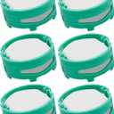 for Shark 1541FC3000 AZ3002 Stratos Upright Vacuum Replacement Cartridges AZ3000 HZ3000 HZ3002 ZD550, Pro Cordless IZ862H IZ562H Replacement Stick, 6 Pack,Teal