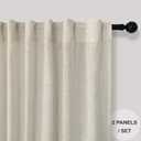 Flax Linen Kitchen Curtains for Windows Over Sink 2 Panels Back Tab Pocket Primitive Earth Tone Small Bathroom Window Curtain for Short Window Bedroom Valance Tier Mini Neutral Farmhouse 52 x 24 Beige