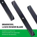 Grasscool Timecutter 42 inch Blades for 42" Deck Toro SS4235 Z4235 Z4200 SS4260 SS4200 Timecutter Zero Turn Mower Replace 110-6568-03 (2 Pack)