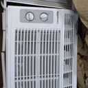 Amazon Basics 5000-BTU Window Air Conditioner with Quiet Operation, Up to 150 Sqf, Cool and Fan Functions, Washable Filter, Adjustable Window Kit, Intuitive Mechanical Controls, for Small Room, White