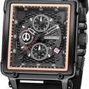 Mens Luxury Military Wrist Watches for Men Waterproof Dress Black Waterproof Work Fashion Sports Watches