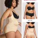 Nebility Plus Size Shapewear Bodysuit for Women Tummy Control Body Shaper Seamless Faja Colombian Waist Trainer Girdle