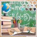 Sureio 12 Pack Teacher Appreciation Gifts Bead Kechain in Bulk, Thank You Help Me Grow End of Year Graduation Teacher Day Gifts for Women