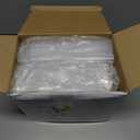 Hushee 50 Pack 17 oz Small Meal Prep Containers with 3 Compartments Snack Containers with Lid Disposable Plastic Bento Box Travel Lunch Food Boxes Stackable for Office Picnic (Clear)