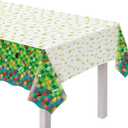 Pixel Party Plastic Table Cover - 54" x 96" (1 Pc.) - Colorful & Fun Party Supplies, Perfect For Birthdays, Themed Parties & More