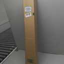 LazBlinds No Drill Zebra Blinds for Windows 30" W x 72" H, White