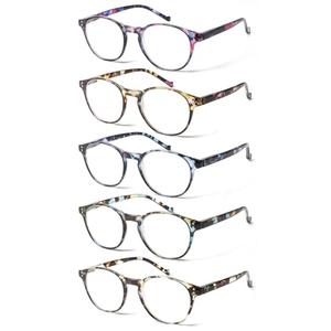 NORPERWIS 5 Pairs Reading Glasses - Standard Fit Spring Hinge Readers Glasses for Men and Women (Multicolor, 2.75, x)
