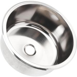11.6x11.6x5.1in Stainless Steel Round Sink Single RV Kitchen Sink Single Bowl Drop in Bar Sink,40mm Large Diameter Drainage Hole, for RV, Yacht, Motorhome (#3)