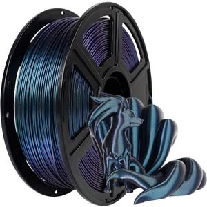FLASHFORGE PETG Pro Filament 1.75mm +/- 0.02mm Burnt Titanium, Color Changeable 3D Printer Filament 1kg, Chameleon 3D Printing Filament Changing Colors with Light, Perfectly Hide The Layer Line