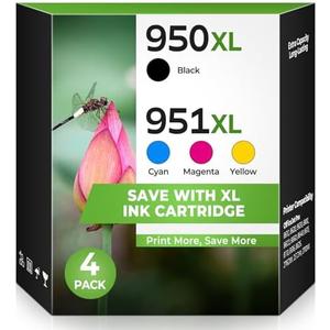 950XL 951XL Ink Cartridges Office Jet Pro 8600 8610 8620 8630 Compatible for HP 950XL 951XL Ink Cartridges Combo Pack Compatible for Office Jet Pro 8600 8660 8640 8615 8110 276DW 251DW 271DW Printer