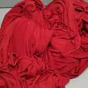 Obstal 6 Pack Stretch Spandex Red Table Covers for 6 Foot Tables - 6 FT Universal Rectangular Fitted Tablecloth Protector for Wedding, Banquet, Party, 72 Length x 30 Width x 30 Height Inches