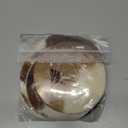 Hushee 12 Pcs Cowhide Coasters Round Natural Leather Cowhide Drink Coasters for Tea Cup Living Room Office Desk Decoration