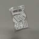 BokWin 5 Pcs Plastic Ladder Lock Buckle 1 inch Slide Buckle Adjustable Buckle Replacement for Backpack Straps Luggage(White)